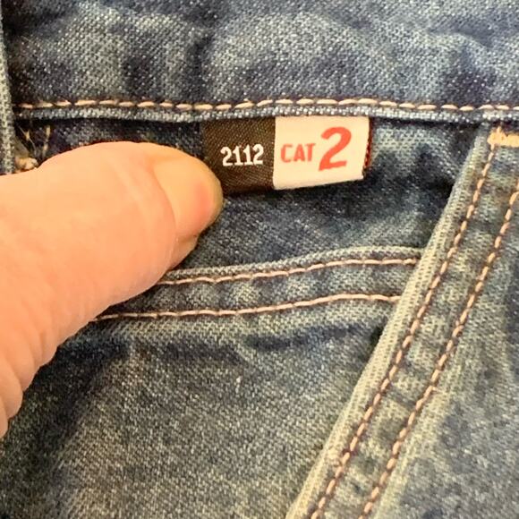 CARHARTT Mens Jeans Size 46 X 30 Work Flame-Resistant Utility Workwear Rugged - Picture 3 of 12